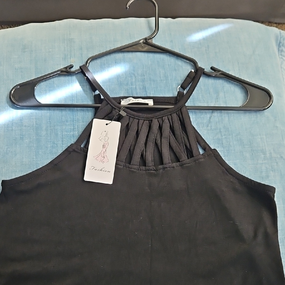 Black Halter Dress
